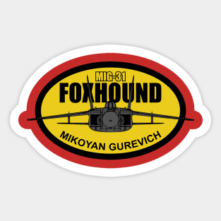 Mig-31 Foxhound Patch Sticker